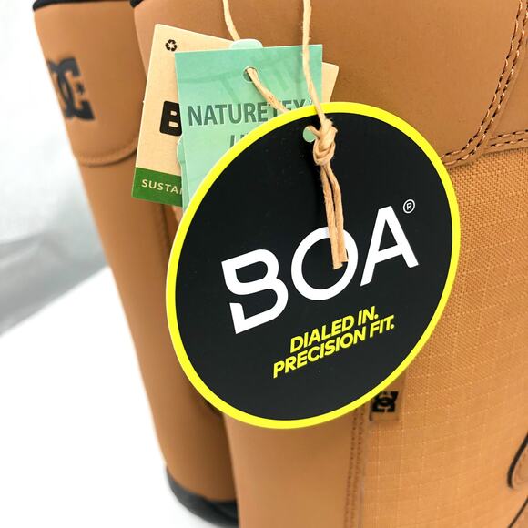 DC Men's Phase BOA Snowboard Boots Size 13 Wheat Tan Mid Calf NIB - Picture 11 of 13